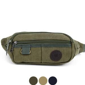 Tactical Style Fanny Pack Belt Bag Sling Bag Olive